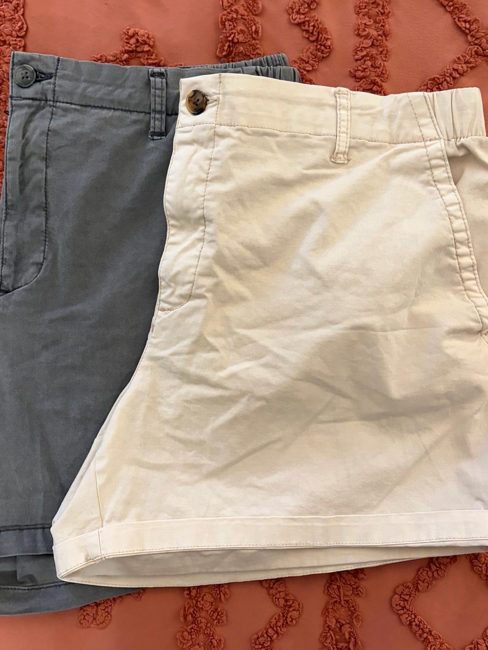 Old Navy Beige and Gray Womens Shorts